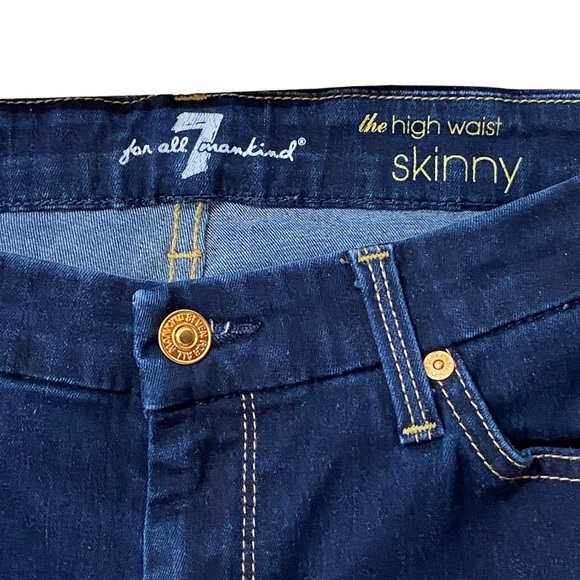 7 For All Mankind The‎ High Waist Skinny - Picture 6 of 12